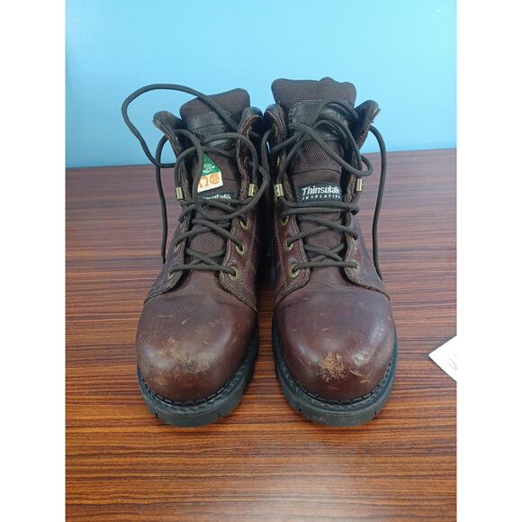 Wolverine Guardian CSA Steel Toe Work Boots Size 10 Oil Resistant Dark Brown main image 12